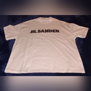 Jil Sander White Cotton T-Shirt